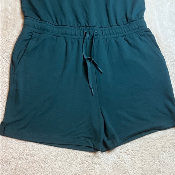 NWT Lole Women's Deep Green Soft Stretch Romper sz L - Picture 4 of 9
